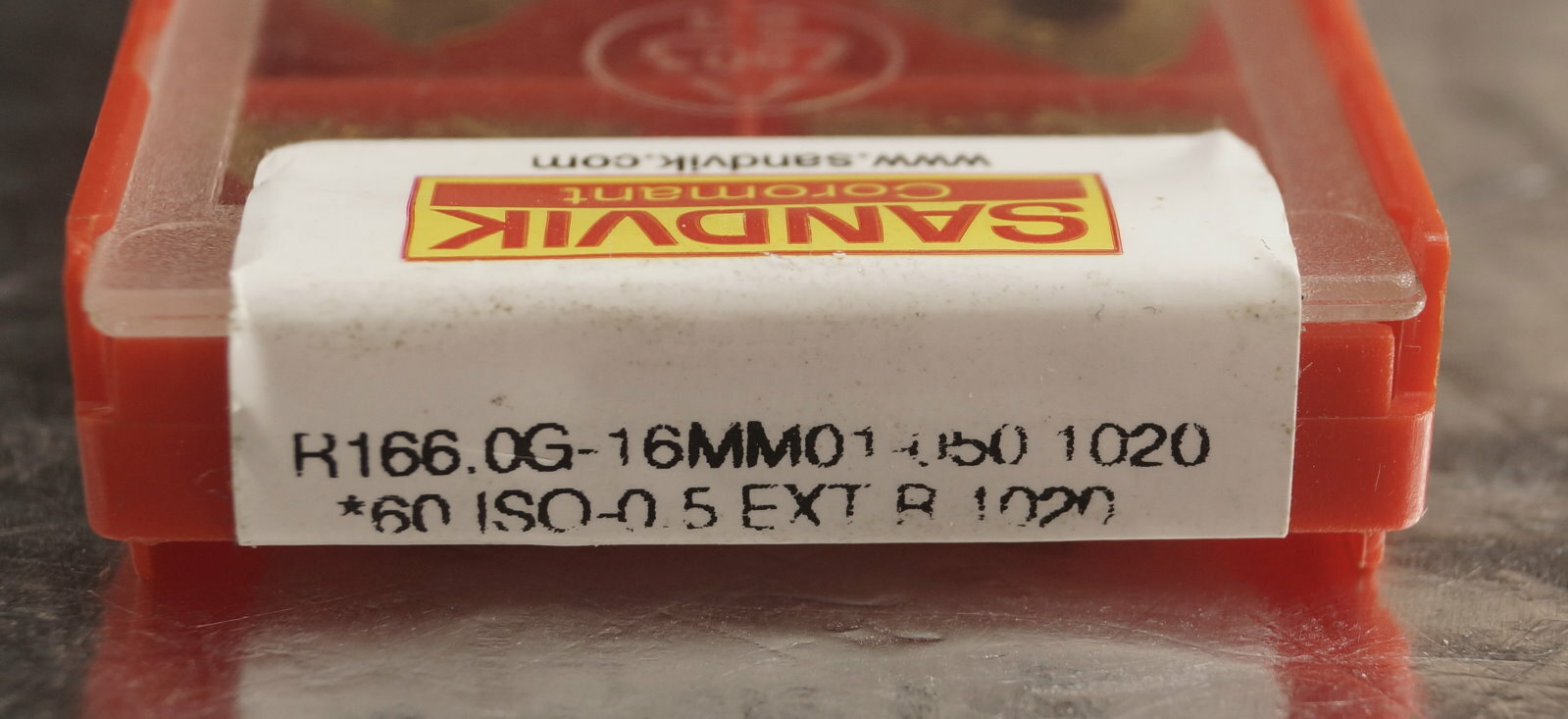 10 Gewindeplatten R166.0G-16MM01-050*60 ISO-0.5 EXT R 1020 SANDVIK Gewindedrehen