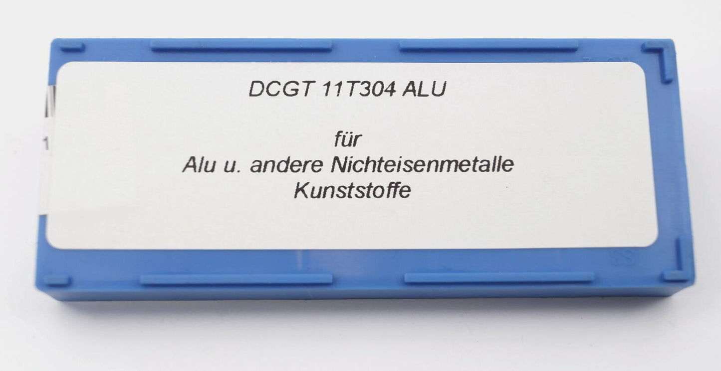 10 Wendeplatten DCGT 11T304-AK ALU für NE-Metalle,  Neu, mit ausgewiesener MwSt