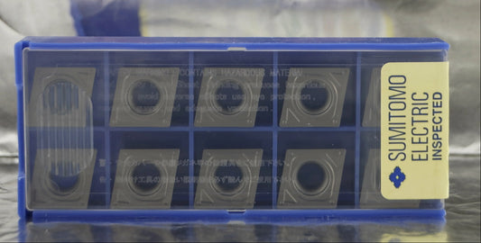 10 Wendeplatten CCMT 120404N-SK AC8035P Sumitomo, CCMM431 NK mit Rechnung