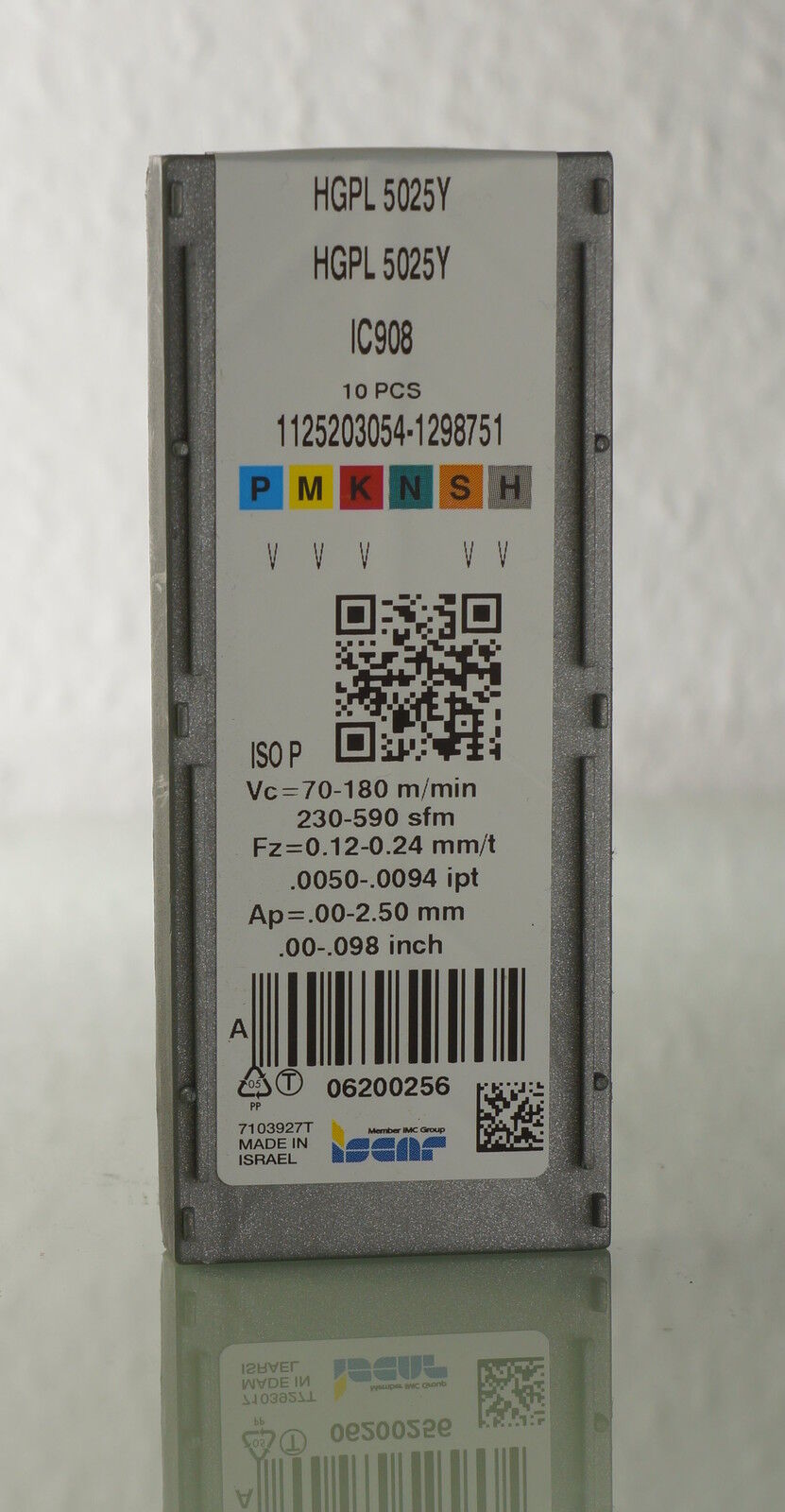 10 Wendeplatten HGPL 5025Y IC908 ISCAR Stechdrehen Neu & Ovp mit Rechnung