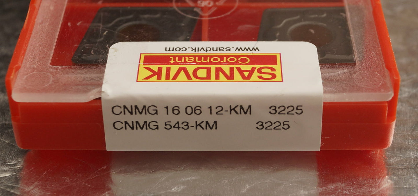10 Wendeplatten CNMG 160612-KM 3225 Neu, ovp, mit Rechnung CNMG 543-KM 3225