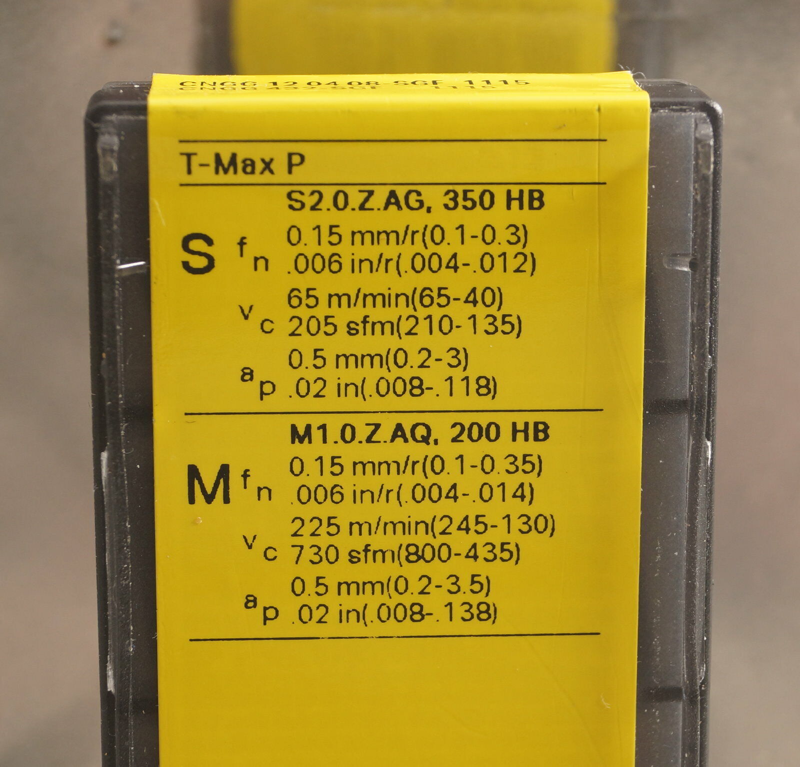 10 Wendeplatten CNGG 120408-SGF 1115 Sandvik Neu, ovp mit Rechnung