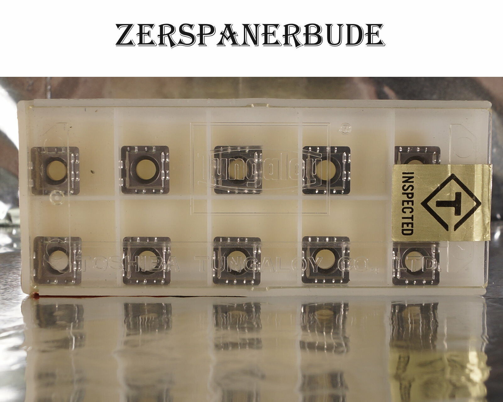 10 Wendeplatten SPMM322ERD T553 TUNGALOY Neu, mit Rechnung