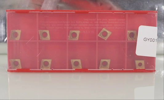 10 Wendeplatten CCMT 060204 TiN für die Stahlbearbeitung  Neuware mit Rechnung