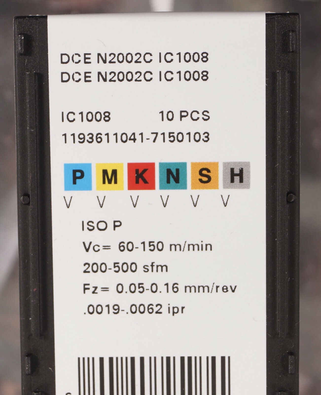 10 Wendeplatten DCE N2002C IC1008 ISCAR Stechdrehen Neu mit Rechnung