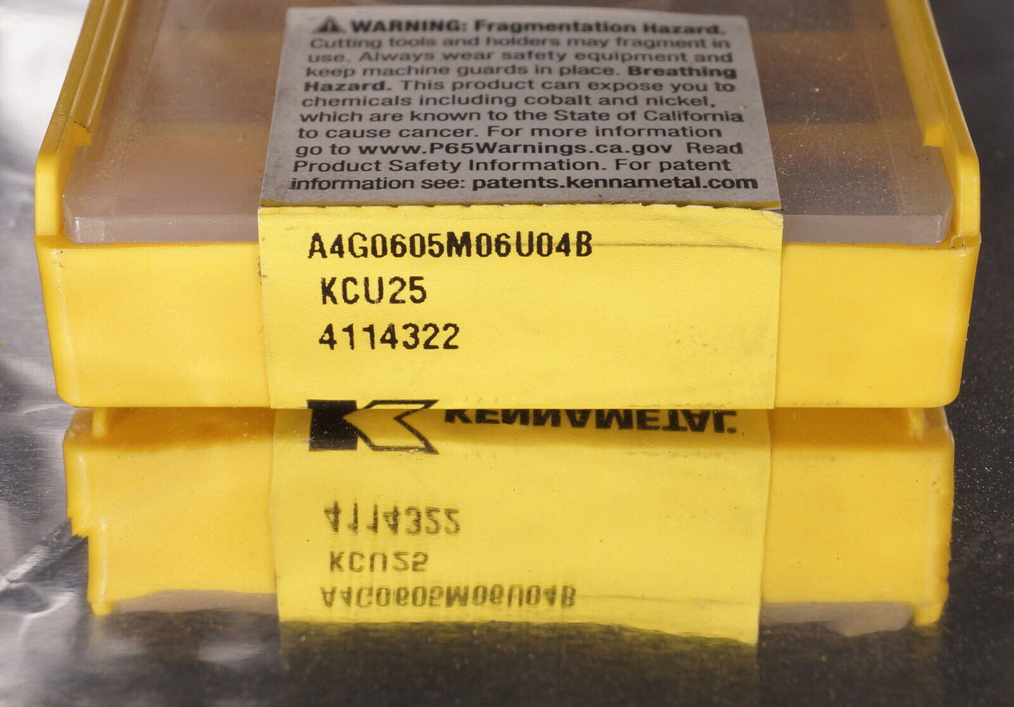 10 Wendeplatten A4G0605M06U04B KCU25 Kennametal Stechdrehen Neu, ovp