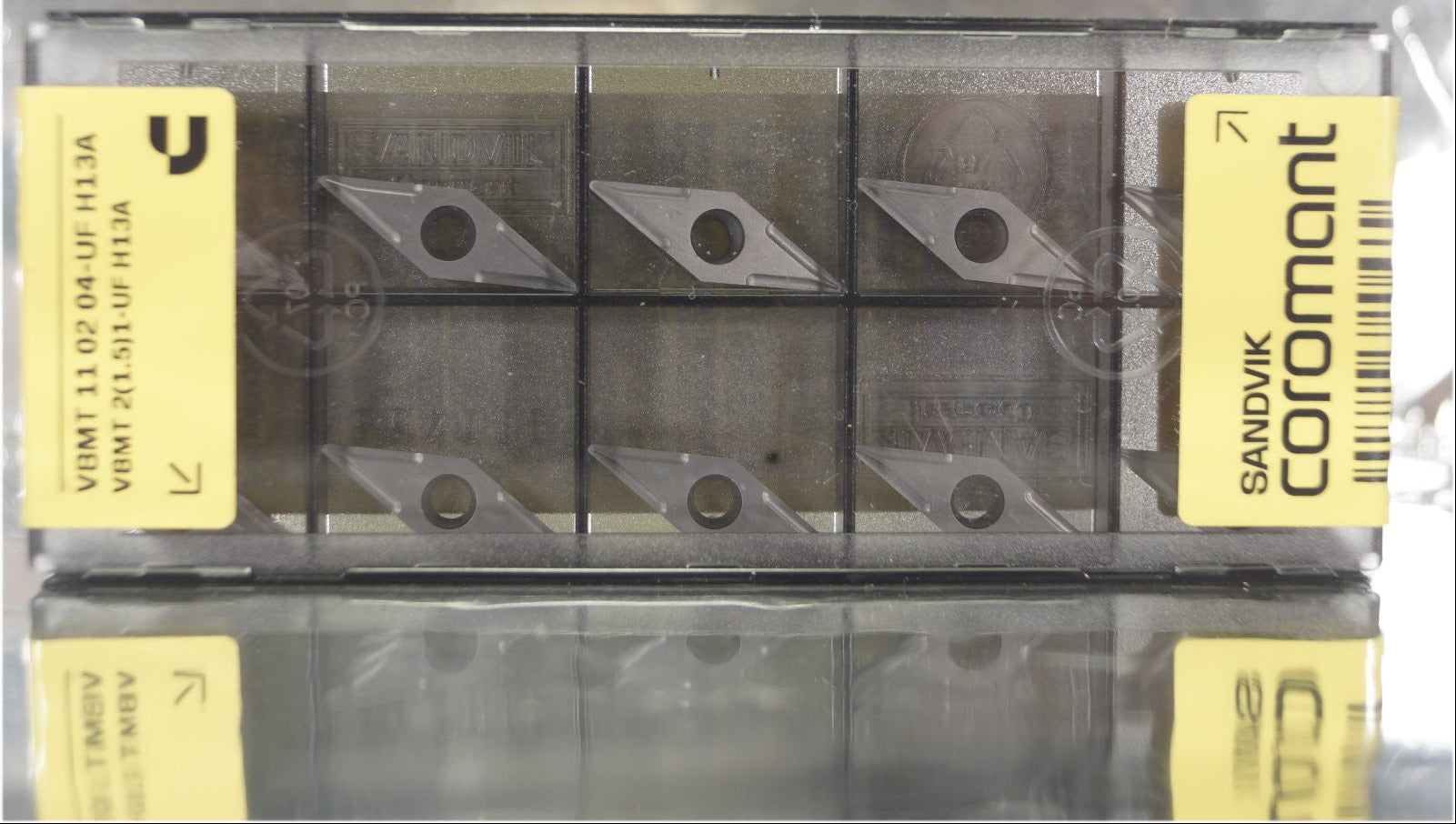 10 Wendeplatten VBMT 110204-UF H13A  SANDVIK Neu, mit Rechnung. Sonderangebot!