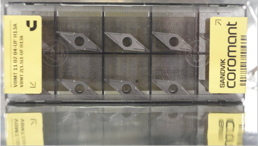 10 Wendeplatten VBMT 110204-UF H13A  SANDVIK Neu, mit Rechnung. Sonderangebot!