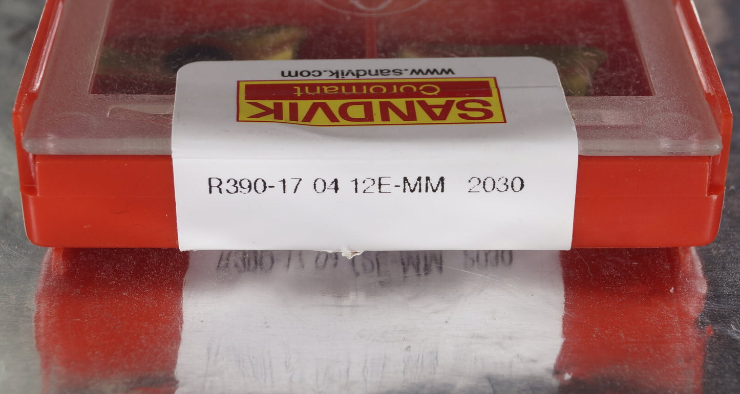 10 Wendeplatten R390-17 04 12E-MM 2030 SANDVIK Neu mit ausgew. Mehrwertsteuer