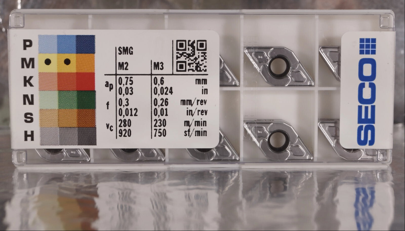 10 Wendeplatten DNMU110408-MF4 ,TM1501 SECO, Neu ovp m. Rechnung