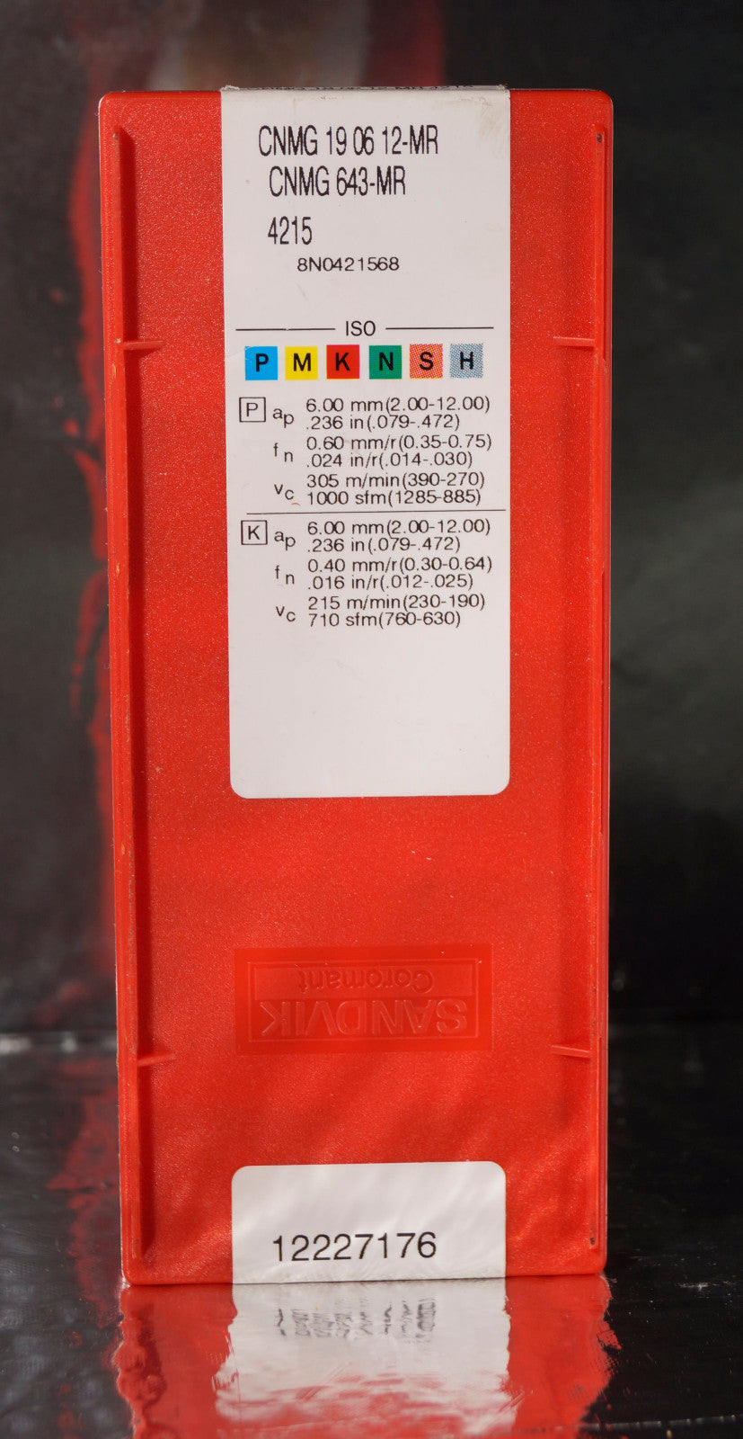 10 Wendeplatten CNMG 190612-MR 4215, CNMG 643-MR 4215 Neu, ovp, mit Rechnung