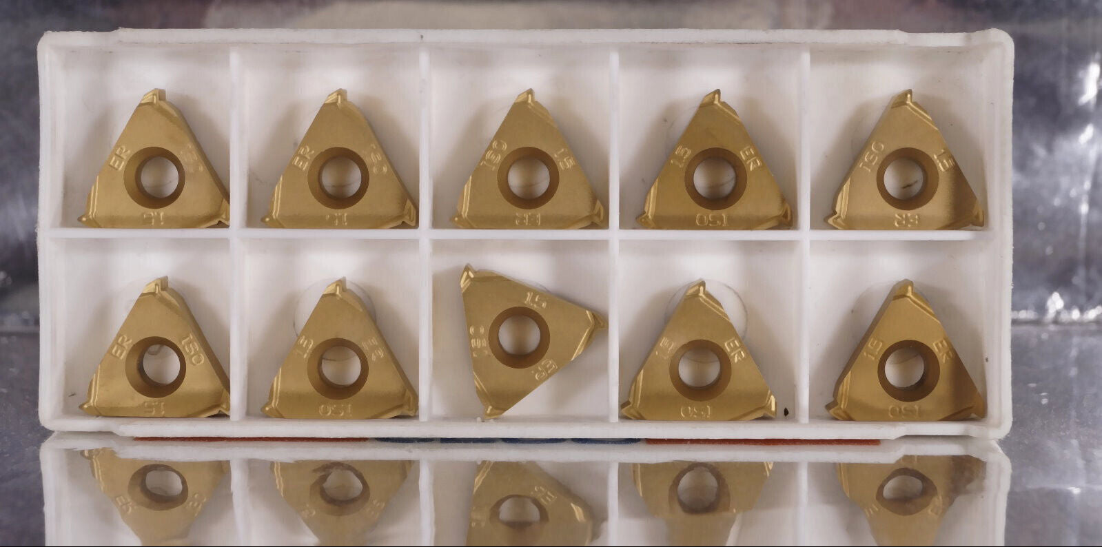 10 Wendeplatten 16ER1,5ISO-A1 CP50 SECO Gewindedrehen Neu mit Rechnung