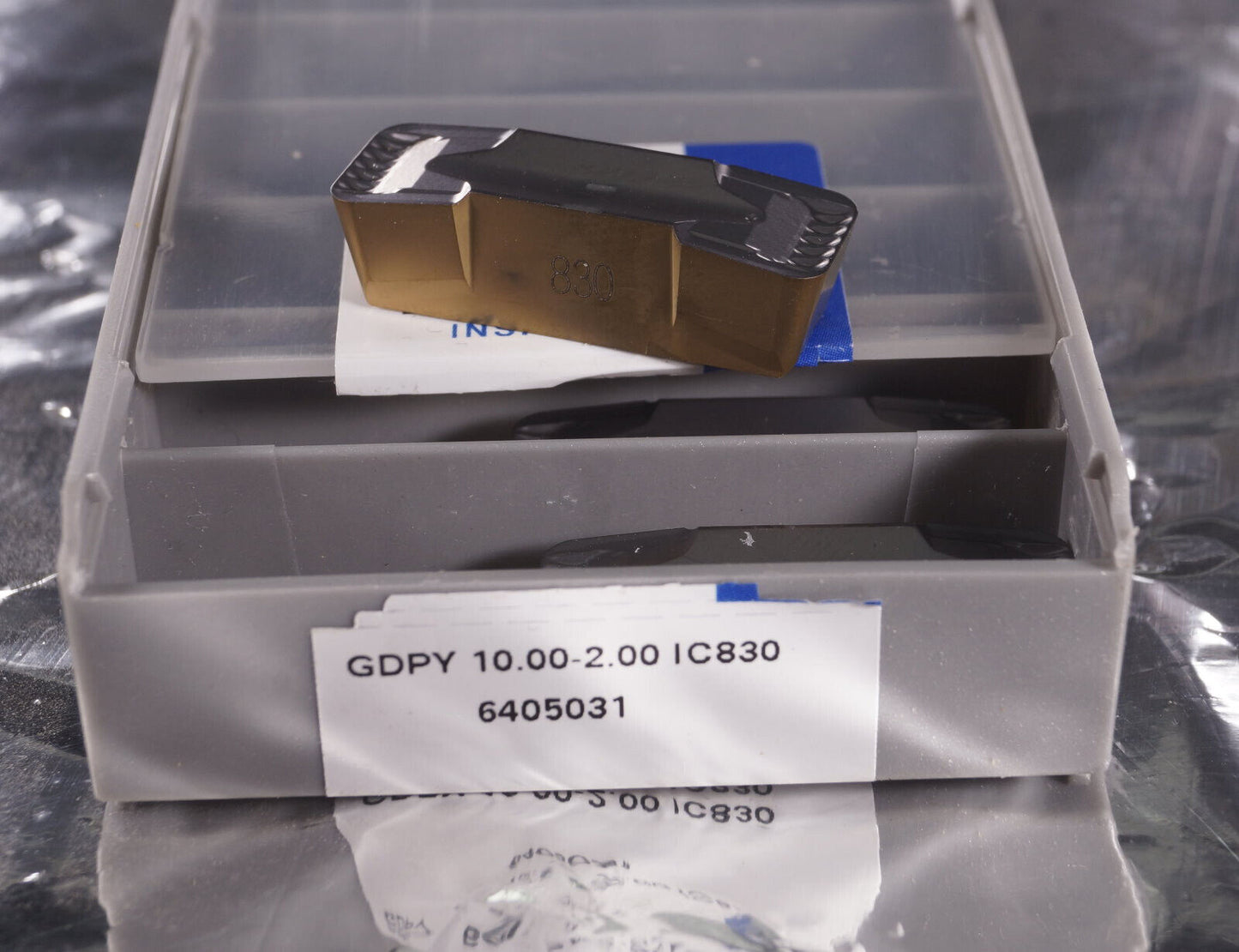 10 Wendeplatten GDPY 10.00-2.00 IC830  ISCAR Stechdrehen Neu inkl. MwSt