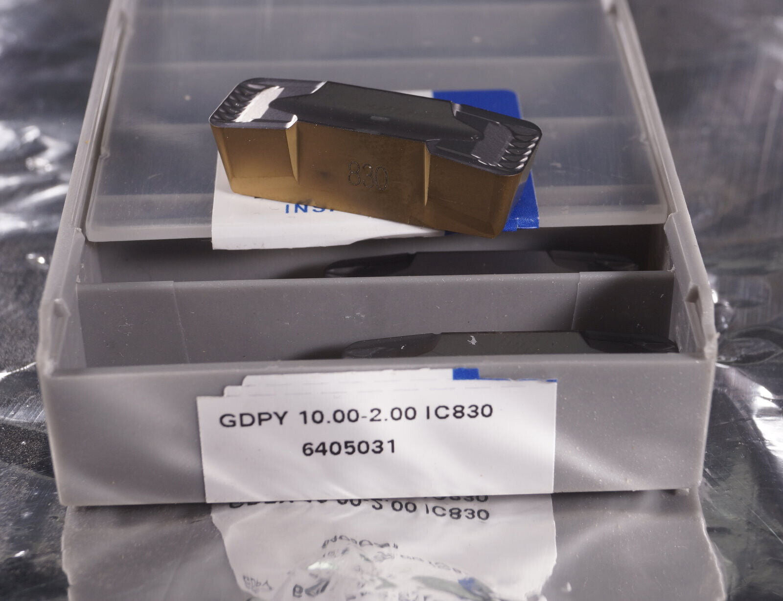 10 Wendeplatten GDPY 10.00-2.00 IC830  ISCAR Stechdrehen Neu inkl. MwSt