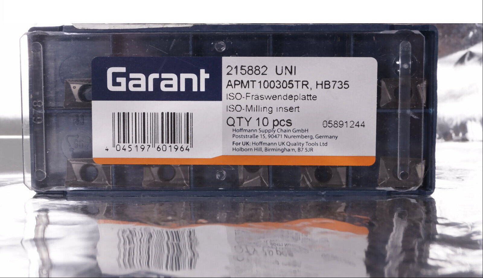 10 Wendeplatten APMT 100305TR HB735 Garant Nr 215882 UNI  Neu mit Rechnung